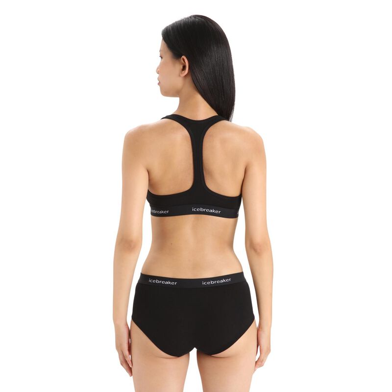Icebreaker Womens Sprite Racerback Bra image number 1